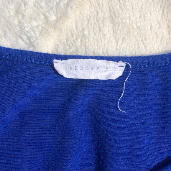 Blue Long Sleeve Blouse - Picture 2 of 2